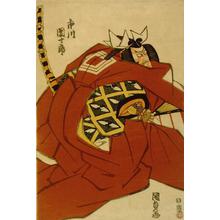 Utagawa Kunisada: The Actor Ichikawa Danjuro VII in a Shibaraku Role - University of Wisconsin-Madison