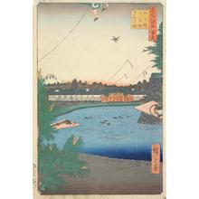 歌川広重: Hibiya and Soto-Sakurada from Yamashita-cho, no. 3 from the series One-hundred Views of Famous Places in Edo - ウィスコンシン大学マディソン校