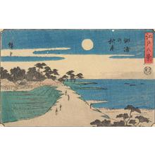 Utagawa Hiroshige: Autumn Moon at Susaki, from the series Eight Views of Edo - University of Wisconsin-Madison