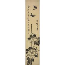 Utagawa Hiroshige: Butterflies and Peonies - University of Wisconsin-Madison