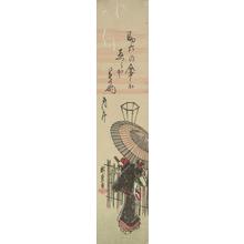 Utagawa Hiroshige: Sukeroku Strolling in the Yoshiwara - University of Wisconsin-Madison