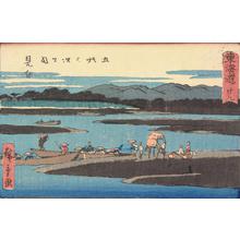 Utagawa Hiroshige: Mitsuke, no. 29 from the series Fifty-three Stations of the Tokaido (Aritaya Tokaido) - University of Wisconsin-Madison
