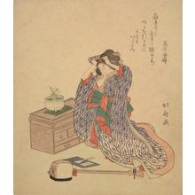 Katsushika Hokusai: Woman Adjusting Her Hair - University of Wisconsin-Madison