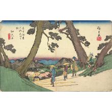 Utagawa Hiroshige: Hosokute, no. 49 from the series The Sixty-nine Stations of the Kisokaido - University of Wisconsin-Madison