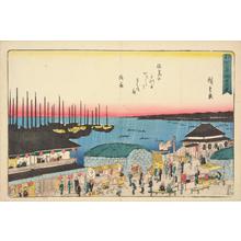 Utagawa Hiroshige: The Twenty-sixth Night at Takanawa, from the series Famous Places in Edo - University of Wisconsin-Madison