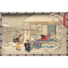 Utagawa Hiroshige: Act Nine, from the series Chushingura - University of Wisconsin-Madison