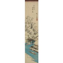 Utagawa Hiroshige: Clear Weather after Snow at Matsuchi Hill - University of Wisconsin-Madison