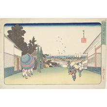 歌川広重: Kasumigaseki, from the series Famous Places in Edo - ウィスコンシン大学マディソン校