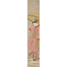 Suzuki Harunobu: Young Woman in Snow - University of Wisconsin-Madison