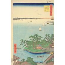 歌川広重: Susaki and Shinagawa, no. 83 from the series One-hundred Views of Famous Places in Edo - ウィスコンシン大学マディソン校
