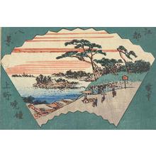 Utagawa Hiroshige: Evening Bell at Ueno, from the series Eight Views of Edo - University of Wisconsin-Madison