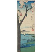 Utagawa Hiroshige: Sumida River, from the series Famous Places in Edo - University of Wisconsin-Madison