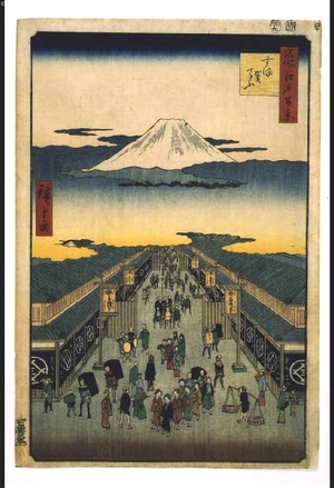 Utagawa Hiroshige: One Hundred Famous Views of Edo: Surugacho - Edo Tokyo Museum