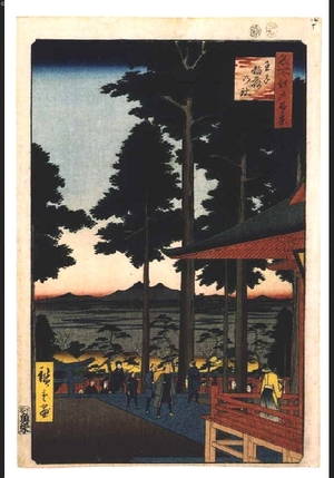 Utagawa Hiroshige: One Hundred Famous Views of Edo: Inari Fox Shrine at Oji - Edo Tokyo Museum