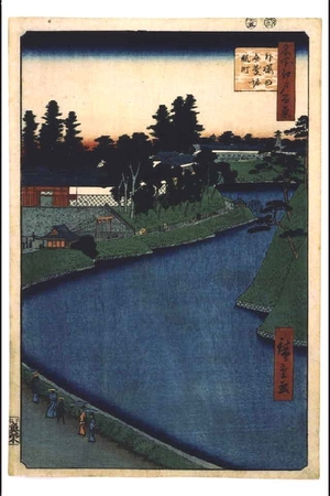 Utagawa Hiroshige: One Hundred Famous Views of Edo: Benkei Moat From Kojimachi to Soto Sakurada - Edo Tokyo Museum