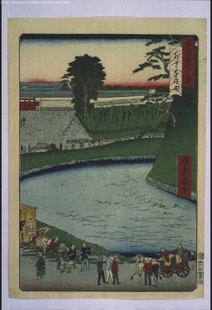 Ikkei: Forty-Eight Famous Views of Tokyo: Soto Sakurada - Edo Tokyo Museum