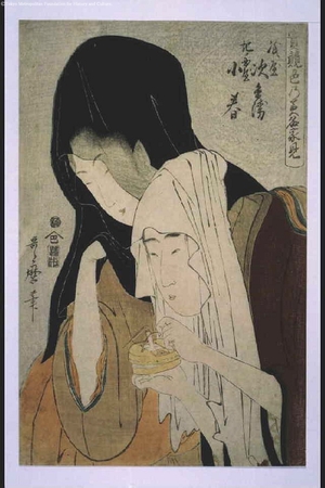 喜多川歌麿: A Series of True Lovers: KAMIYA Jihei, KINOKUNIYA Koharu - 江戸東京博物館