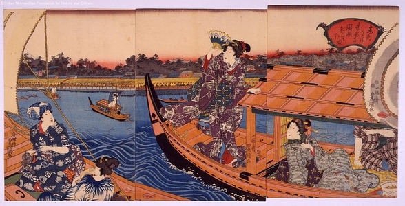 Utagawa Toyokuni I: The Sengakuji Temple Festival in Takanawa, in the Eastern Capital - Edo Tokyo Museum