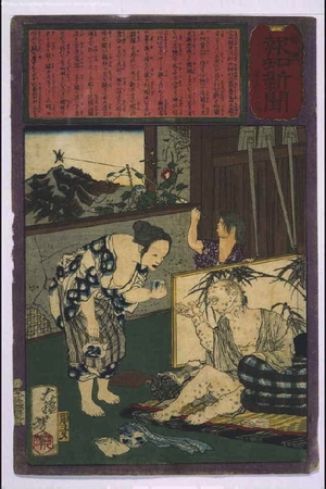 Tsukioka Yoshitoshi: Yubin Hochi Shimbun Newspaper No. 566 - Edo Tokyo Museum