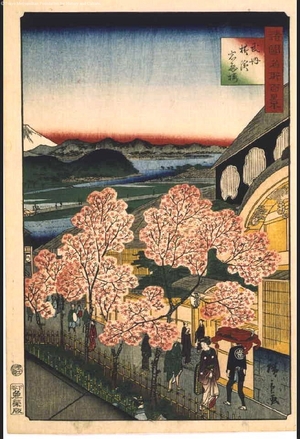 Utagawa Hiroshige II: One Hundred Views of Famous Places in the Provinces: Gankiro Brothel, Yokohama, Bushu - Edo Tokyo Museum