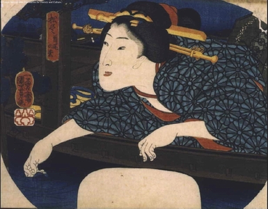 Utagawa Kuniyoshi: Pines: The Shubi Pine - Edo Tokyo Museum