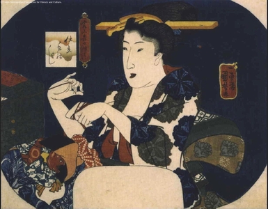 Utagawa Kuniyoshi: The Most Auspicious Days: Sewing Complete - Edo Tokyo Museum