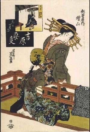 Keisai Eisen: Yoshiwara Essentials: Masuyama, a Courtesan at the Matsubaya - Edo Tokyo Museum