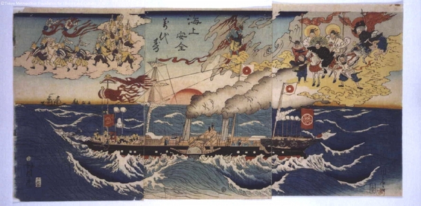 UTAGAWA Chikamaro: Safety on the Seas - 江戸東京博物館