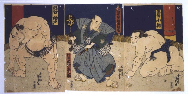 Utagawa Kunisada: Today�fs Heroes: Kashiwado and Koyanagi - Edo Tokyo Museum