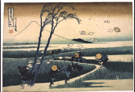 Katsushika Hokusai: Thirty-six Views of Mt. Fuji: Ejiri in Suruga Province - Edo Tokyo Museum