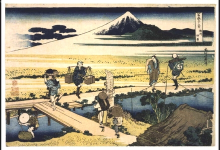 葛飾北斎: Thirty-six Views of Mt. Fuji: Nakahara in Sagami Province - 江戸東京博物館