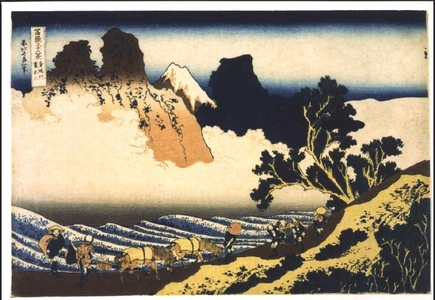 Katsushika Hokusai: Thirty-six Views of Mt. Fuji: Fuji from the Minobu River - Edo Tokyo Museum