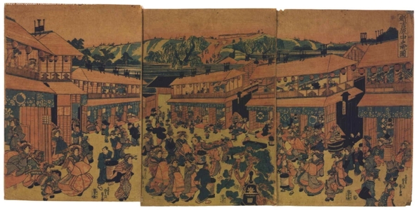 UTAGAWA Sadakane: In the Shin Yoshiwara - Edo Tokyo Museum