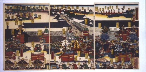 Utagawa Yoshitora: The Sanno Festival - Edo Tokyo Museum