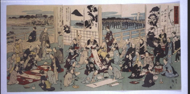 Utagawa Hiroshige: Elegant Calligraphy and Painting Gathering - Edo Tokyo Museum