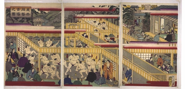 鈴木春信: Joint Sumo Practice - 江戸東京博物館
