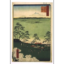 Utagawa Hiroshige: One Hundred Famous Views of Edo: View to the North from Asukayama Hill - Edo Tokyo Museum
