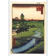 歌川広重: One Hundred Famous Views of Edo: Furukawa River at Hiroo - 江戸東京博物館
