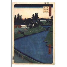 歌川広重: One Hundred Famous Views of Edo: Benkei Moat From Kojimachi to Soto Sakurada - 江戸東京博物館