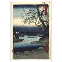 歌川広重: One Hundred Famous Views of Edo: Onmaya River Bank - 江戸東京博物館