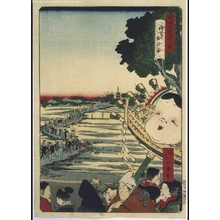 Ikkei: Forty-Eight Famous Views of Tokyo: Tori-no-ichi Festival, Asakusa - Edo Tokyo Museum