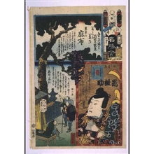Utagawa Kunisada: The Flowers of Edo with Pictures of Famous Sights: 'A' Brigade, Third Squad - Edo Tokyo Museum