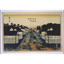 Utagawa Hiroshige: Sanno Festival Procession Passing Through Kasumigaseki in the Eastern Capital (Edo) - Edo Tokyo Museum