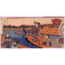 Utagawa Toyokuni (UTAGAWA Toyokuni)による浮世絵「The Sengakuji Temple Festival in Takanawa, in the Eastern Capital」