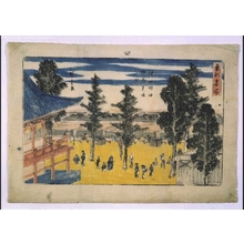 Utagawa Hiroshige: Famous Places in the Eastern Capital (Edo): View of the Precincts of Kanda Myojin Shrine - Edo Tokyo Museum