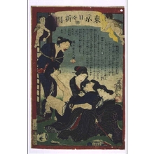 落合芳幾: Tokyo Nichinichi Shimbun Newspaper, No. 491 - 江戸東京博物館