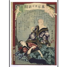 Ochiai Yoshiiku: Tokyo Nichinichi Shimbun Newspaper, No. 838 - Edo Tokyo Museum