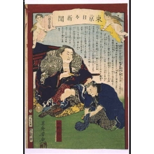 落合芳幾: Tokyo Nichinichi Shimbun Newspaper, No. 856 - 江戸東京博物館