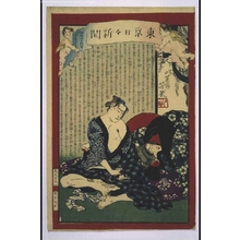 Ochiai Yoshiiku: Tokyo Nichinichi Shimbun Newspaper, No. 984 - Edo Tokyo Museum