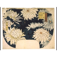 歌川広重: Fukurokuju (God of Wealth and Happiness) Depicted Through Flowers: Auspicious Chrysanthemums - 江戸東京博物館